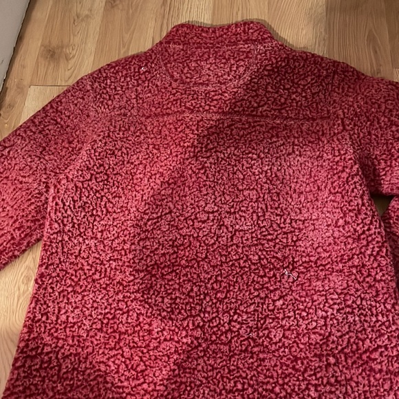 A red half zip sweater, i bought it but never wear it anymore. Good Condition - Picture 3 of 3